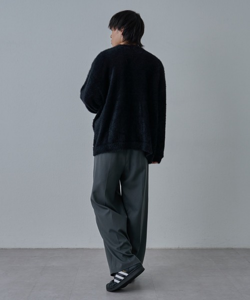 COLONY 2139（コロニートゥーワンスリーナイン）の「テックシャギーカーディガン（カーディガン/ボレロ・メンズ・グレー/ブラック/イエロー・MEDIUM/LARGE）」の18枚目の写真