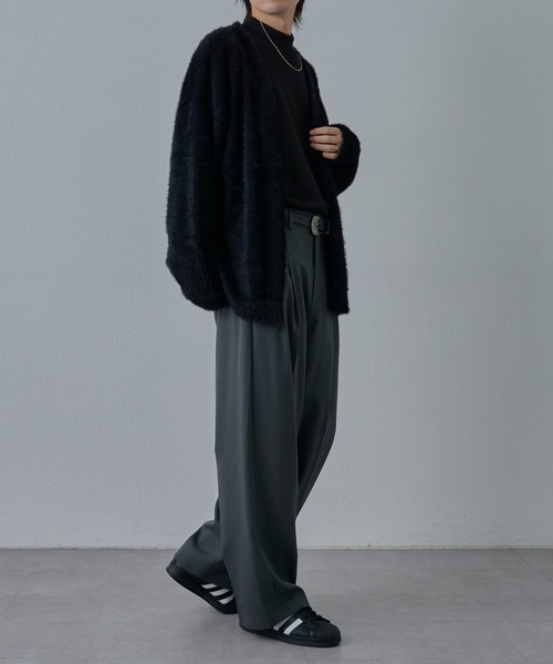 COLONY 2139（コロニートゥーワンスリーナイン）の「テックシャギーカーディガン（カーディガン/ボレロ・メンズ・グレー/ブラック/イエロー・MEDIUM/LARGE）」の19枚目の写真