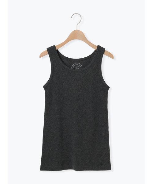 Samansa Mos2（サマンサ モスモス）の「テレコノースリ（Tシャツ/カットソー・レディース・ブラック/チャコールグレー/ベージュ・F）」の13枚目の写真