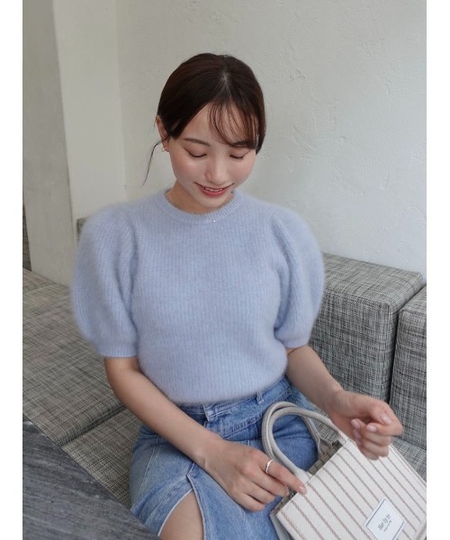 Fancy Cashmere Blend Pullover（その他トップス）｜Her lip to