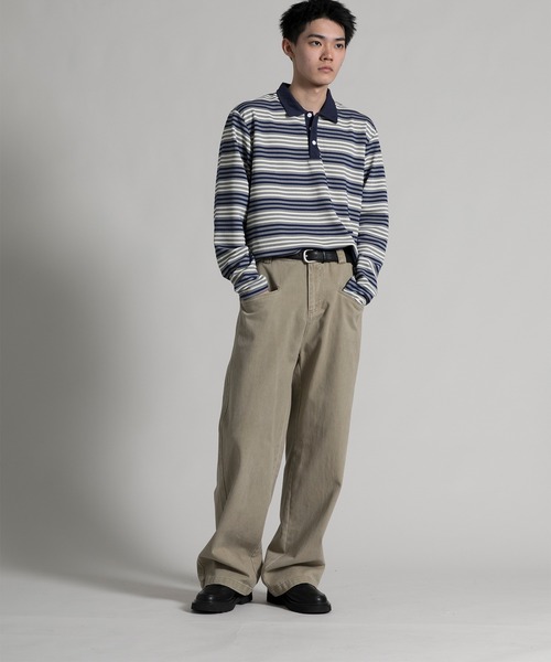 aimoha(アイモハ)の「【aimoha neo】 Vintage Relaxed Fit Chinos(チノパンツ・メンズ・ベージュ/グリーン・SMALL/MEDIUM/LARGE/X-LARGE)」の6枚目の写真