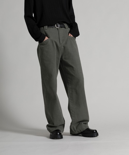 aimoha(アイモハ)の「【aimoha neo】 Vintage Relaxed Fit Chinos(チノパンツ・メンズ・ベージュ/グリーン・SMALL/MEDIUM/LARGE/X-LARGE)」の11枚目の写真