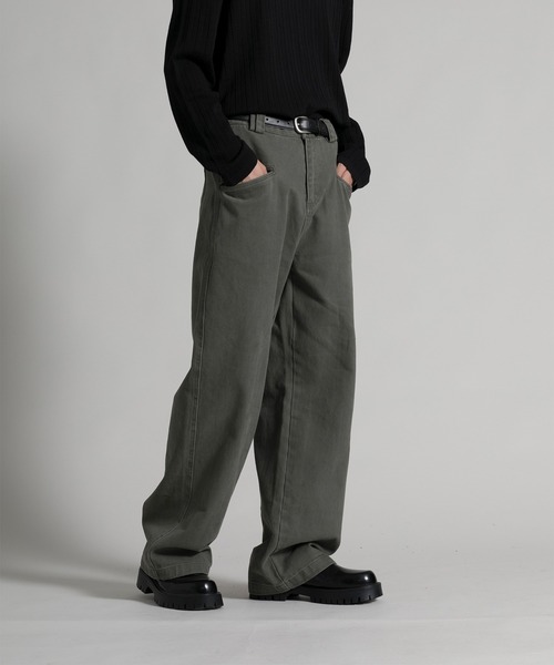 aimoha(アイモハ)の「【aimoha neo】 Vintage Relaxed Fit Chinos(チノパンツ・メンズ・ベージュ/グリーン・SMALL/MEDIUM/LARGE/X-LARGE)」の13枚目の写真