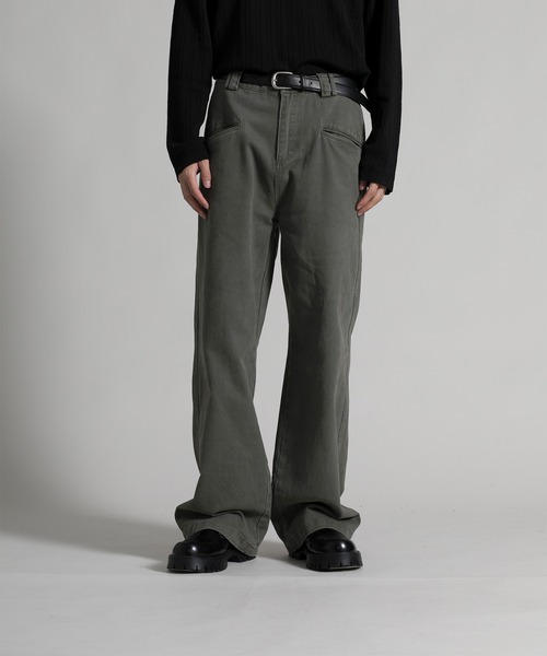 aimoha(アイモハ)の「【aimoha neo】 Vintage Relaxed Fit Chinos(チノパンツ・メンズ・ベージュ/グリーン・SMALL/MEDIUM/LARGE/X-LARGE)」の18枚目の写真