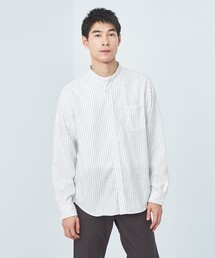 green label relaxing | オックスフォード バンドカラー シャツ -防シワ-(シャツ/ブラウス)