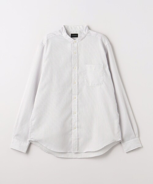 green label relaxing（グリーンレーベルリラクシング）の「オックスフォード バンドカラー シャツ -防シワ-（シャツ/ブラウス・メンズ・ワインレッド/ブラウン/ホワイト/コバルトブルー・M/XL/L/S）」の16枚目の写真