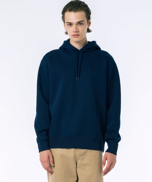 LACOSTE(ラコステ)の「鹿の子ニットワントーンフーディー / 鹿の子ニットプルオーバーパーカー(パーカー・メンズ・オフホワイト/ダークグリーン/ダークネイビー/ブラック/ライトブルー/ダークブラウン/グレー/ブラウン/ダークグレー・3/2/5/4/6)」の14枚目の写真