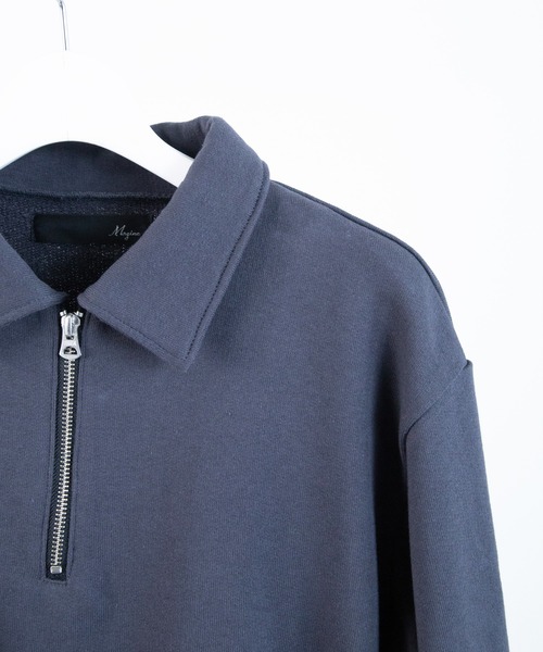 ❁machatt❁マチャット　ハーフスリーブスウェットプルオーバー Magine（マージン）の「ORGANIC SWEAT HALF ZIP SHIRTS