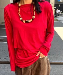 Ameri | LAYERED LIKE LOOSE TOP(Tシャツ/カットソー)