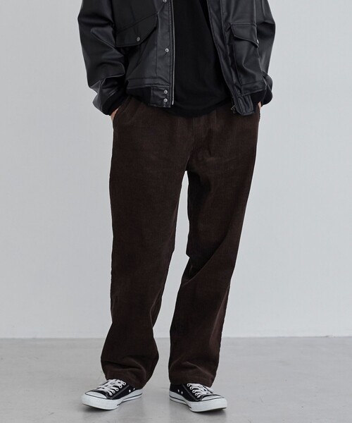 coen（コーエン）の「コーデュロイイージーパンツ（その他パンツ・メンズ・ダークブラウン/ブラック/グレー・XL/M/L）」の3枚目の写真