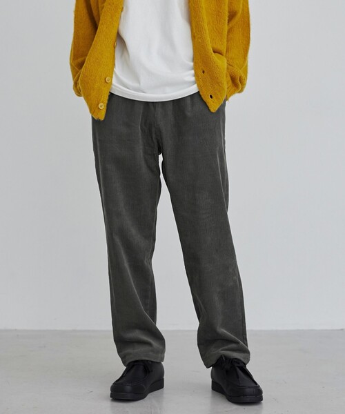 coen（コーエン）の「コーデュロイイージーパンツ（その他パンツ・メンズ・ダークブラウン/ブラック/グレー・XL/M/L）」の2枚目の写真
