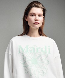 Mardi 花柄オーバーサイズスウェット Mardi Mercredi（マルディメクルディ）の「SWEATSHIRT