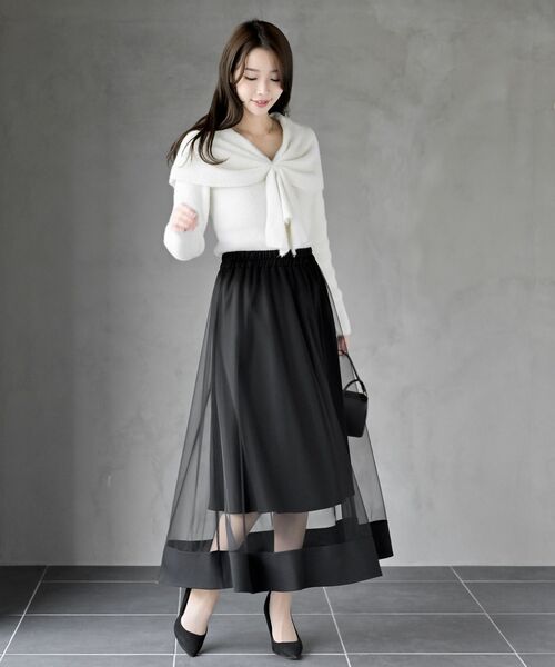 チュールシアーロングスカート（スカート）｜rps（アールピーエス）の