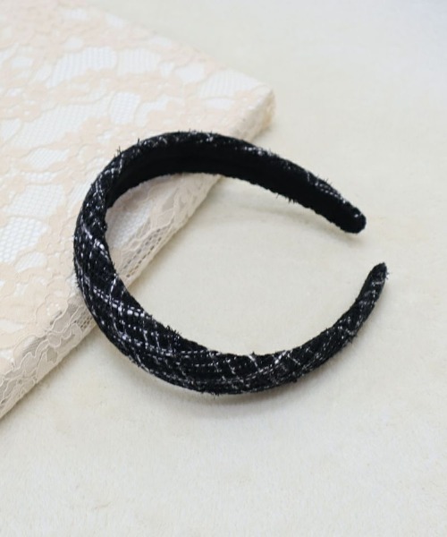 F i.n.t（フィント）の「クラシカルアソートカチューシャ/F&A/fint　フィント（カチューシャ・レディース・ブラック×ブラック/ブルーグレー/ブラック・FREE）」の5枚目の写真