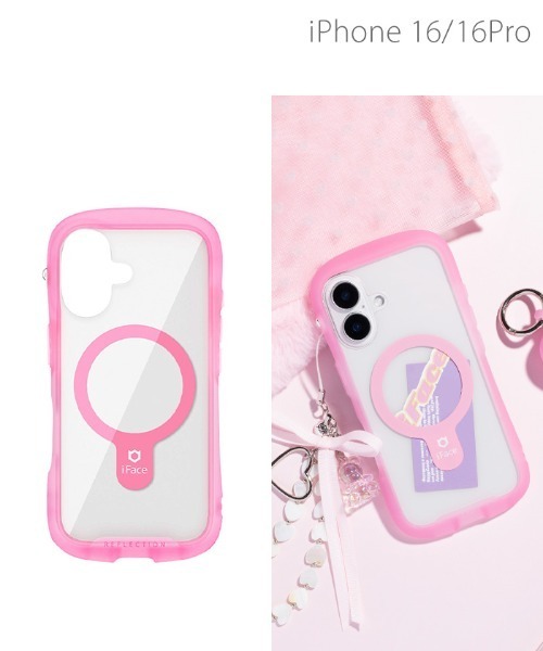 iFace(アイフェイス)の「iPhone 17/17Pro/17ProMax/17e/16/16 Pro/16 Plus/16ProMax/16e/15/14/13 専用 iFace Reflection MagSynq 強化ガラスクリアケース(スマホケース/カバー・レディース・ベージュ/グレー/ブラック/サックスブルー/PINK/クリアイエロー/クリアグリーン/クリアブルー/桜・iPhone 16 Pro/iPhone 16/iPhone 16 Plus/iPhone 16 Pro Max/iPhone 13/14/15/iPhone 16e/iPhone 17/iPhone 17 Pro Max/iPhone Air/iPhone 17 Pro)」の9枚目の写真