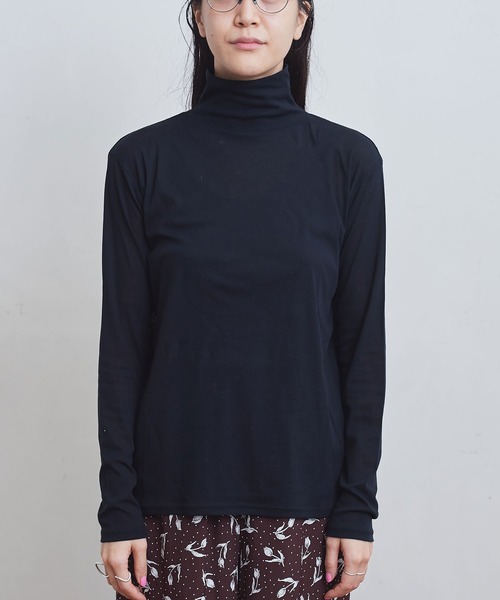 fig London(フィグロンドン)の「sorbet turtle inner(Tシャツ/カットソー・レディース・ホワイト/ピンク/サックスブルー/ブラック・FREE)」の16枚目の写真