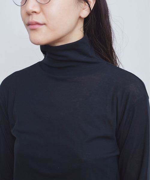 fig London(フィグロンドン)の「sorbet turtle inner(Tシャツ/カットソー・レディース・ホワイト/ピンク/サックスブルー/ブラック・FREE)」の14枚目の写真