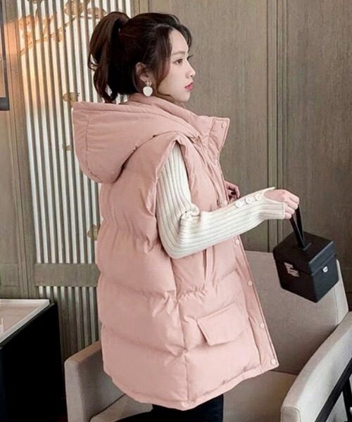 ダウンベスト（ピンク系）一覧 - WEAR