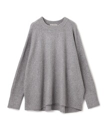 ふわふわニット ラウンドヘム