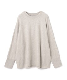 ふわふわニット ラウンドヘム