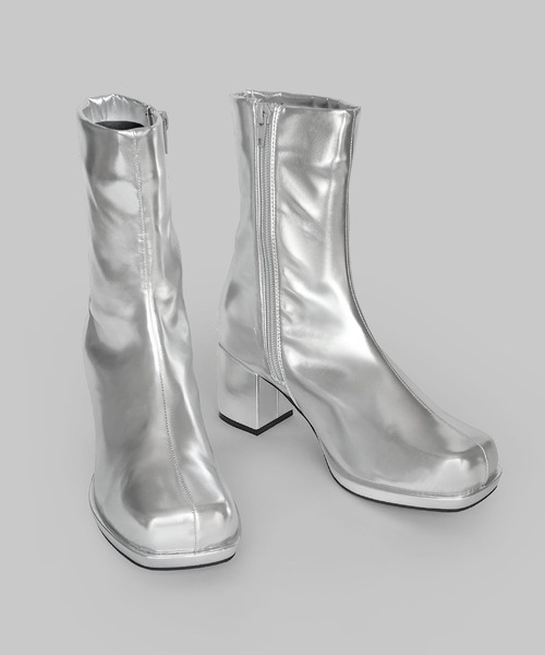 【セール】ストーム付きストレッチショートブーツ（ブーツ）｜minia（ミニア）