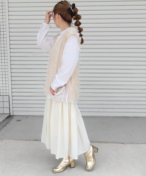 【セール】ストーム付きストレッチショートブーツ（ブーツ）｜minia（ミニア）