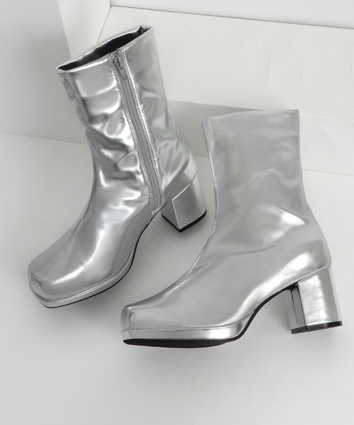 【セール】ストーム付きストレッチショートブーツ（ブーツ）｜minia（ミニア）