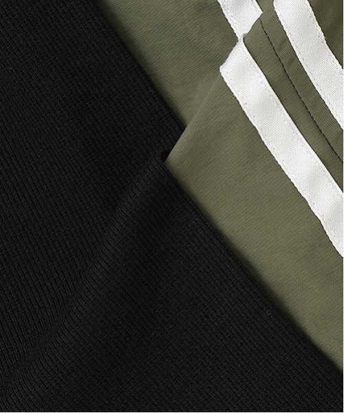 LOVETOXIC（ラブトキシック）の「【LTXC】ラインジャンスカインナーセット（シャツワンピース・キッズ・ブラック/カーキ・L/M/S/LL）」の12枚目の写真