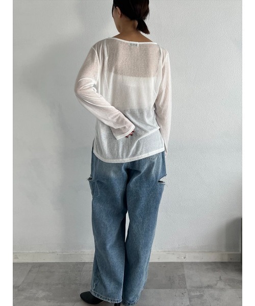 【セール】シアークルーネックロンT（Tシャツ/カットソー）｜Day and Grade（デイアンドグレイド） pattayablatt.com