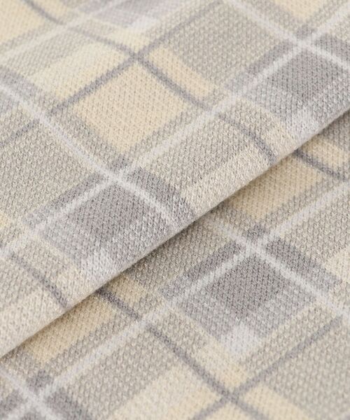 MAJESTIC LEGON（マジェスティックレゴン）の「プチリボンチェックニット（ニット/セーター・レディース・ブラック系その他/ホワイト系その他2/ベージュ系その他2・MEDIUM）」の5枚目の写真