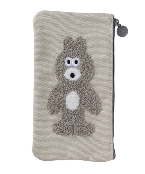 Brunch Brother（ブランチブラザー）の「ブランチブラザー マークス ペンケース（ステーショナリー・レディース・グレー/アイボリー/ベージュ系・FREE）」の6枚目の写真