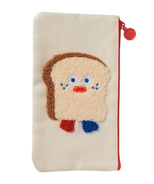 Brunch Brother（ブランチブラザー）の「ブランチブラザー マークス ペンケース（ステーショナリー・レディース・グレー/アイボリー/ベージュ系・FREE）」の5枚目の写真