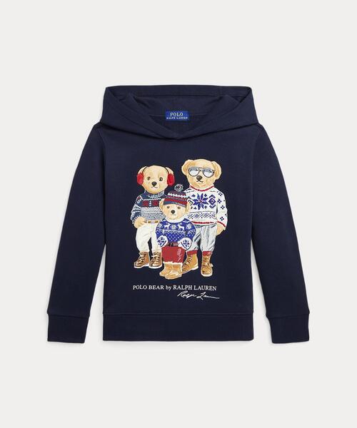 ★POLO RALPH LAUREN★ベアファミリーフーディー Polo ベア ファミリー フリース フーディ(パーカー)|POLO