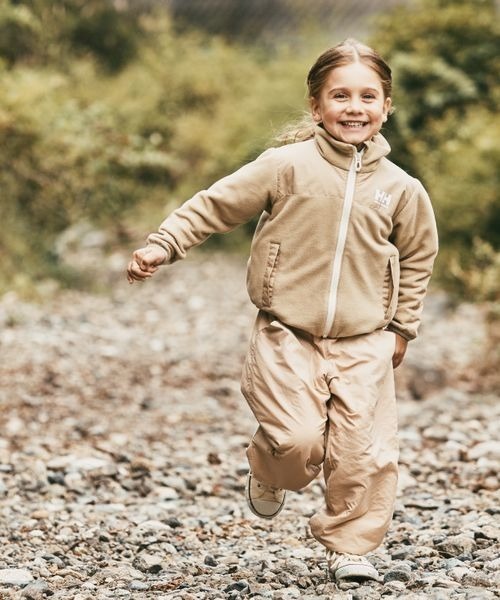 HELLY HANSEN（ヘリーハンセン）の「【HELLY HANSEN（ヘリーハンセン）】ハイドロフリースジャケット(KIDS)（ブルゾン・キッズ・ネイビー/ベージュ・150cm/120cm/140cm/130cm）」の13枚目の写真