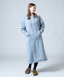 CALIFORNIA OUTFITTERS | 2-10A6 裏ボア パーカー ワンピース 長袖 ポケット付(ワンピース)