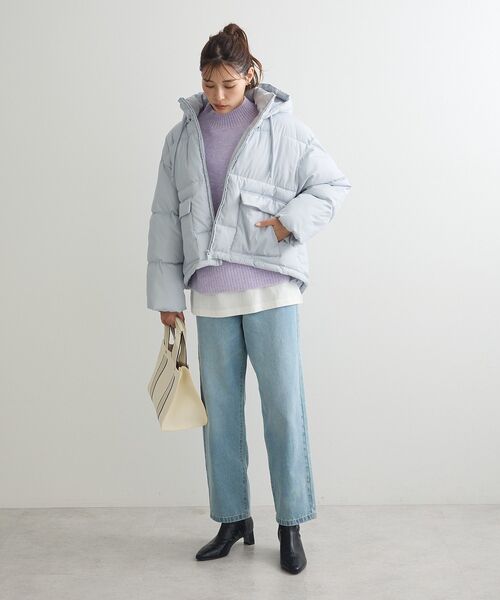 Green　Parks（グリーンパークス）の「裾スリットホワイトインナー（Tシャツ/カットソー・レディース・ホワイト・FREE）」の13枚目の写真