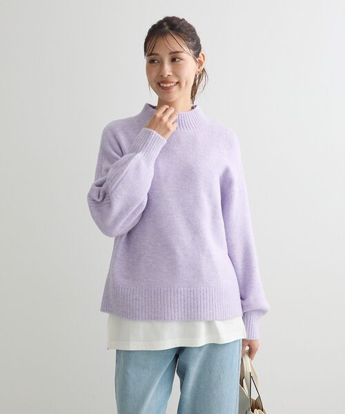 Green　Parks（グリーンパークス）の「裾スリットホワイトインナー（Tシャツ/カットソー・レディース・ホワイト・FREE）」の15枚目の写真