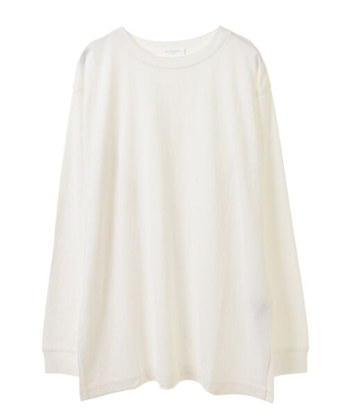 Green　Parks（グリーンパークス）の「裾スリットホワイトインナー（Tシャツ/カットソー・レディース・ホワイト・FREE）」の22枚目の写真