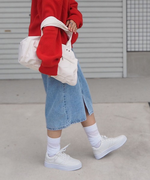 minia（ミニア）の「ローカットコンビスニーカー（スニーカー・レディース・シルバー/グリーン系1/ブラック/ホワイト・S/M/L/LL）」の15枚目の写真