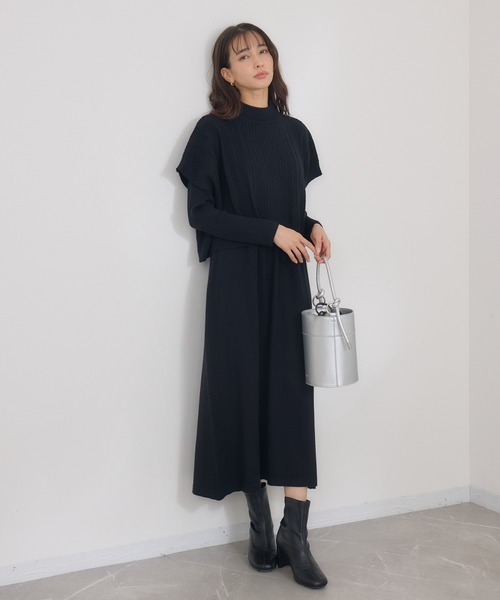 TREASURE TOPKAPI(トレジャートプカピ)の「【TREASURE TOPKAPI / トレジャー トプカピ】ベロアシリンダーバッグ(ショルダーバッグ・レディース・モカ/シルバー・MEDIUM)」の11枚目の写真