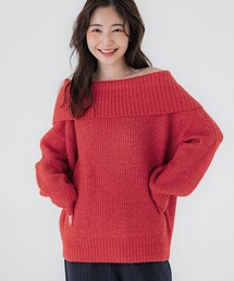 【WEB限定セール】オフショルダーニット