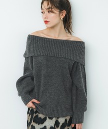 【WEB限定セール】オフショルダーニット
