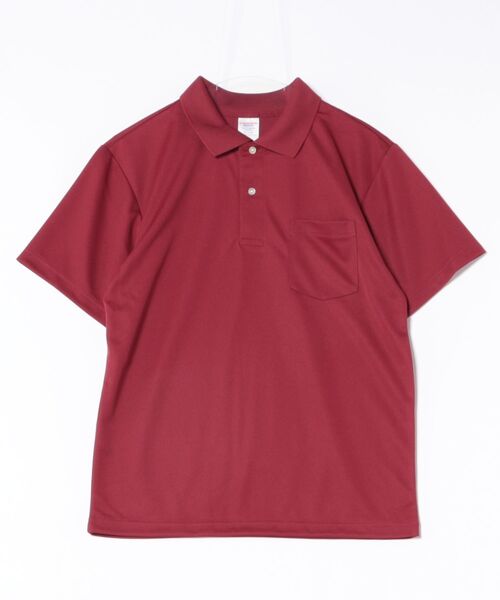 VIBGYOR（ヴィブジョー）の「United Athle/4.1オンス ドライアスレチック 無地 半袖 ポロシャツ（ポケット付）(CZ)（ポロシャツ・メンズ・オレンジ/ロイヤルブルー/ターコイズブルー/クリアグリーン/ブラック/フレッシュイエロー/ピンク/ホワイト/レッド/アクア/バーガンディー/ネイビー・LARGE/MEDIUM/SMALL/X-LARGE）」の11枚目の写真