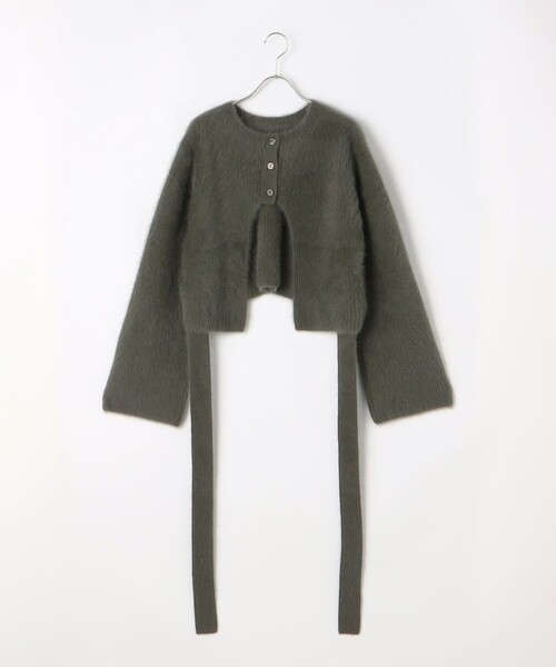 【セール】カシミヤ混後ろ開きクルーネックプルオーバーニット(ニット/セーター)|Rie Miller(リエミラー) 【セール】カシミヤ混後ろ開きクルーネックプルオーバーニット(ニット/セーター)|Rie Miller(リエミラー)