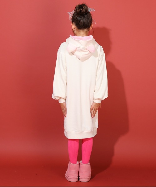 ネコ耳 フードワンピース 9777K（ワンピース）｜BABYDOLL（ベビー