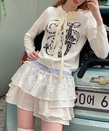 SANSeLF | 【AnyFood Universe】 レースドッキングスカート sanwu24a001(スカート)