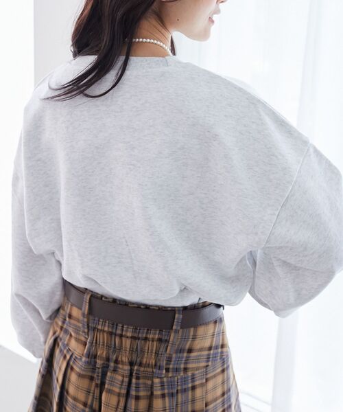 MAJESTIC LEGON(マジェスティックレゴン)の「アソートビジューネコスウェット(スウェット・レディース・C/B/A・MEDIUM)」の8枚目の写真
