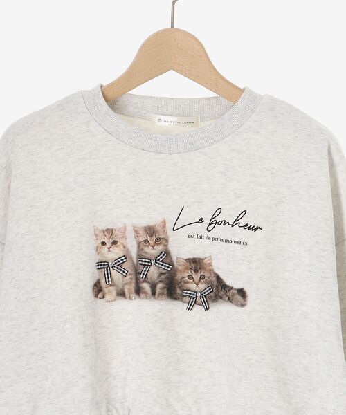MAJESTIC LEGON(マジェスティックレゴン)の「アソートビジューネコスウェット(スウェット・レディース・C/B/A・MEDIUM)」の15枚目の写真