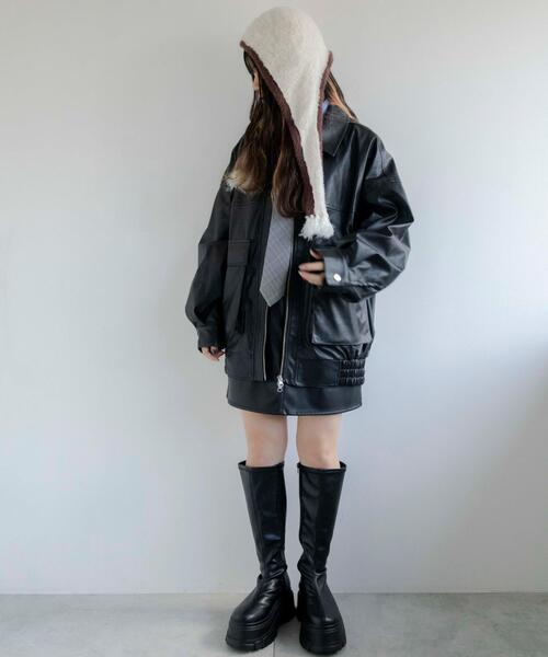 WEGO（ウィゴー）の「WEGO/ツートンバラクラバ（ニットキャップ/ビーニー・レディース・ブラック/ブラウン/ブルー/オフホワイト・FREE）」の11枚目の写真