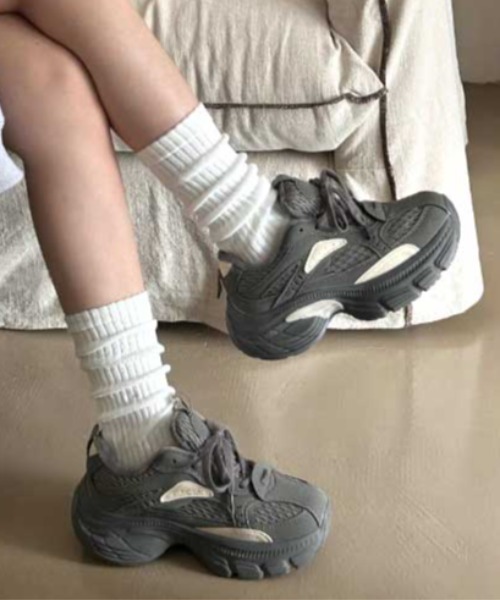 Vipoa(ヴィポア)の「mesh high-tech sneakers(スニーカー・レディース・ブラウン/グレー/ブラック・SMALL/MEDIUM/LARGE)」の21枚目の写真